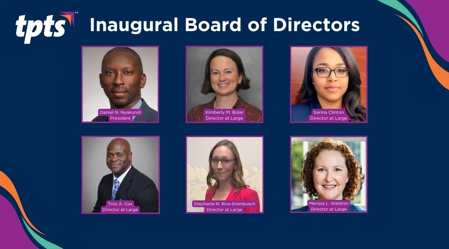 Photos of TPTS Inaugural Board of Directors