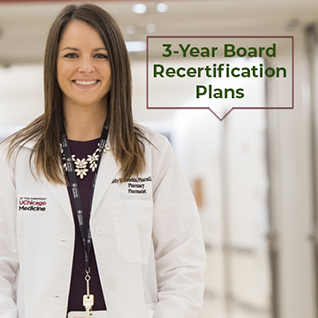 3-Year Recertification Plans for Board Certified Pharmacists