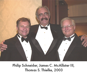 Philip Schneider, James C. McAllister III, Thomas S. Thielke, 2003