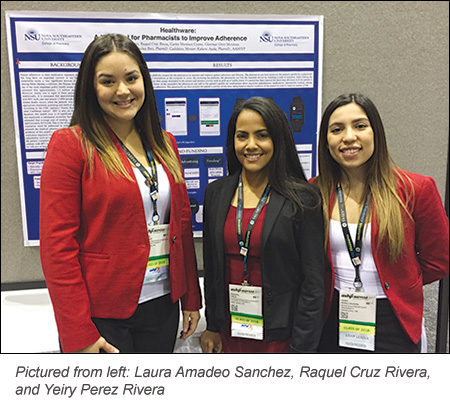Pictured from left: Laura Amadeo Sanchez, Raquel Cruz Rivera,  and Yeiry Perez Rivera