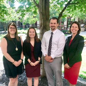 Team members: Timmi Anne Boesken, MHA, CPhT, Medication Access Services Coordinator, Pharmacy Services; Alaina Chou, PharmD Candidate 2019; Jason Fletcher, PharmD, Transitions of Care Pharmacist, Outpatient Pharmacy Services; Kimberly Hausfeld, CPhT, Pharmacy Technician II, Outpatient Pharmacy Services; Thia Iverson, CPhT, Pharmacy Technician II, Outpatient Pharmacy Services; and Kathryn McKinney, PharmD, MS, BCPS, FACHE, FASHP, Director, Pharmacy Services